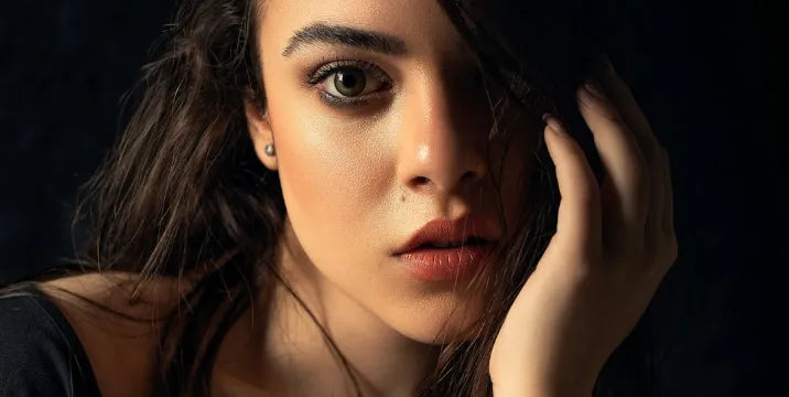 Portrait scene with soft highlight bloom