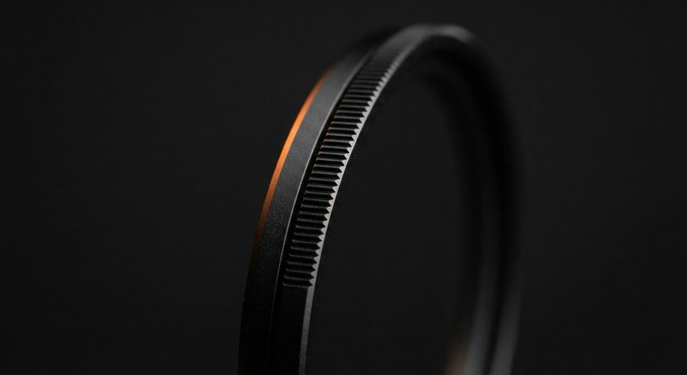 XT circular polarizer with rotating knurled grip rim