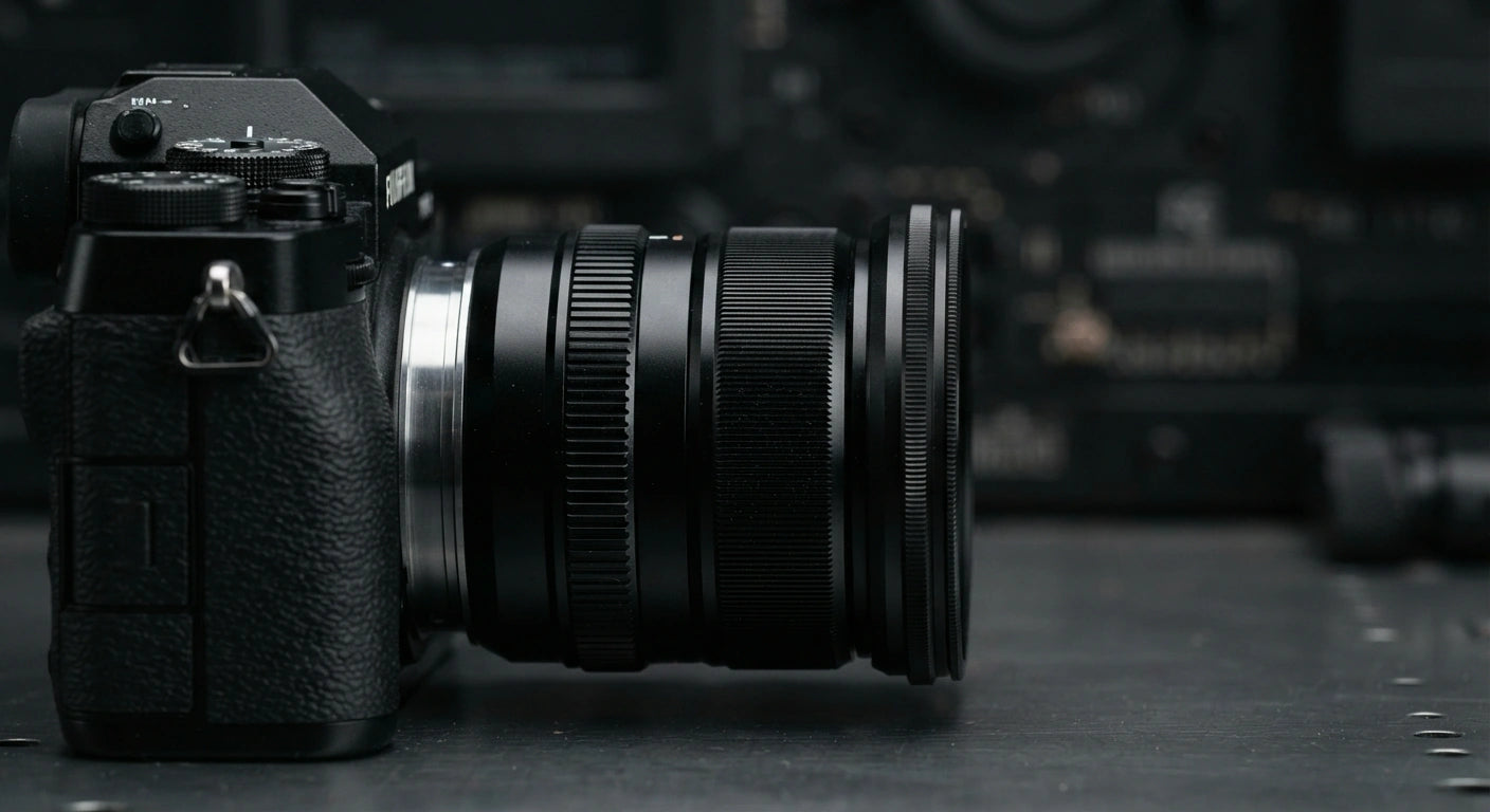 Filter mounted on a camera lens